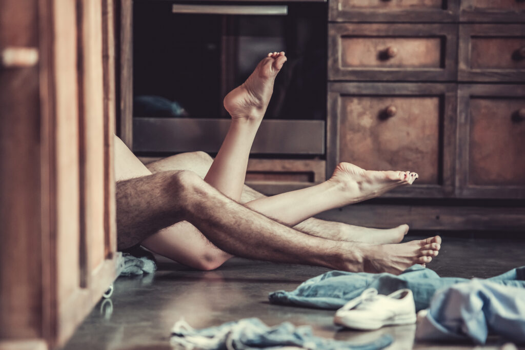 Sex on the floor